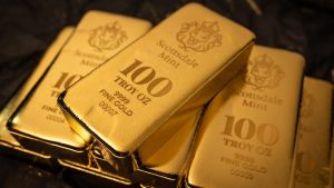 Gestapelte Goldbarren, Symbolbild für den Goldpreis-Kursrutsch im Juli 2026