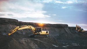 Bergbau-Anlage als Symbolbild für die Palladium- und Platinförderung in Südafrika